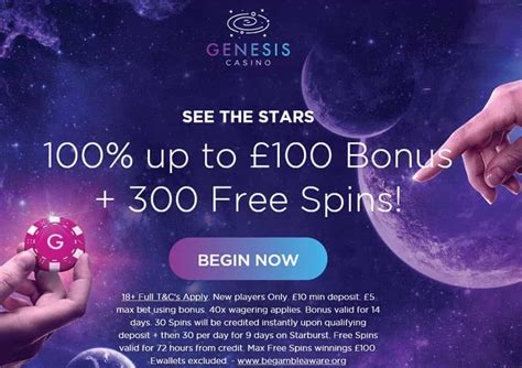 Genesis spins casino bonus